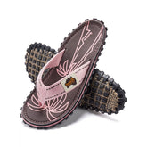 Islander Flip-Flops - Women's - Palm Leaf Grey